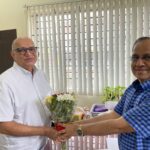 NRI Entrepreneur and Philanthropist Michael DSouza visits Valencia Church