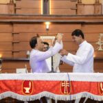 Change of Guard: Fr Cyprian Pinto takes Charge as the New Parish Priest of Valencia Church