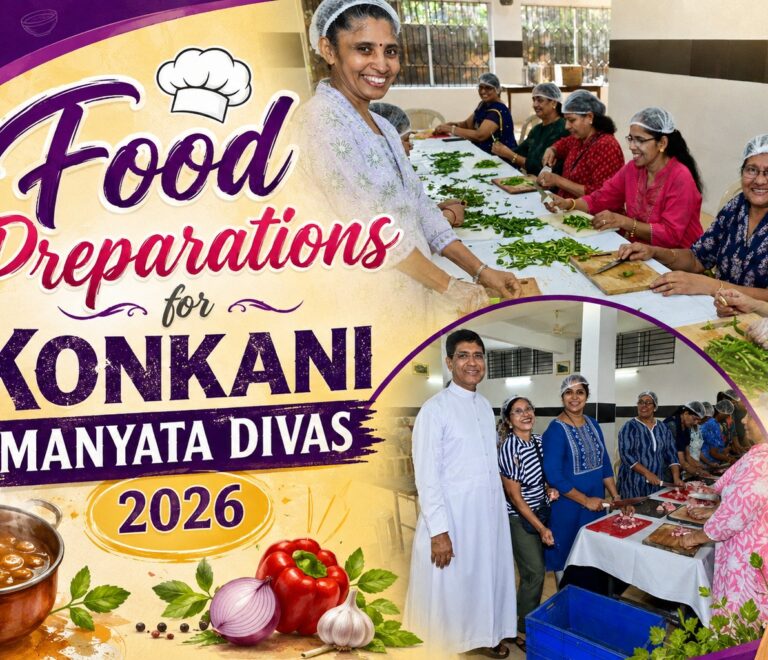 Konkani Manyata Divas: Preparations for the Evening Dinner